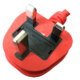red plug 300 UK electrical plug for portable appliance testing
