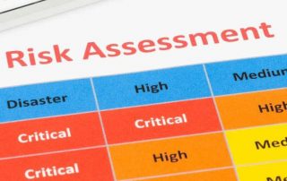 An image of a risk assessment showing on the PAT Testing Frequency page