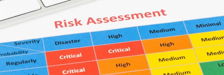 An image of a risk assessment showing on the PAT Testing Frequency page