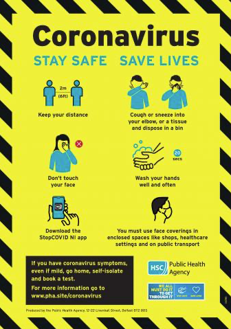 Corona Virus Stay Safe Poster