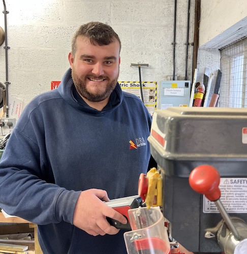 Kyle Main, experienced PAT engineer specialising in industrial testing