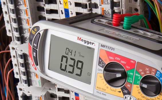 Fixed wiring test using a Megger Multi Function Tester