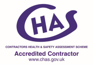 CHAS logo for safety CHAS accredited for Health and Safety logo